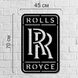 Знак автомобильной компании Rolls Royce из дерева для декора стен