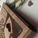 Оригинальный подарок на деревянную свадьбу - альбом для фото с именной гравировкой на заказ