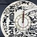 Концептуальные настенные часы в интерьер «Iron Maiden»