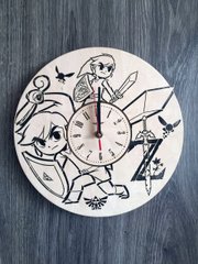 Деревянные настенные часы «The Legend of Zelda»