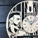 Концептуальний дерев`яний годинник в інтер`єр «Ліонель Мессі»