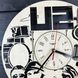 Оригінальний інтер`єрний годинник на стіну «U2»