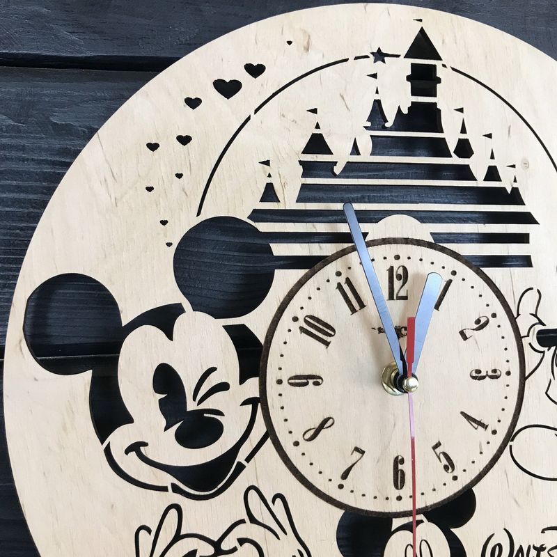 Handmade годинник настінний «Уолт Дісней»