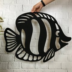 Детская настенная абстракция из дерева «Рыбка»