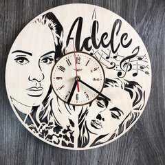 Оригінальний настінний годинник "Adele"
