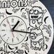 Дизайнерський настінний годинник «Кумедні міньйони»
