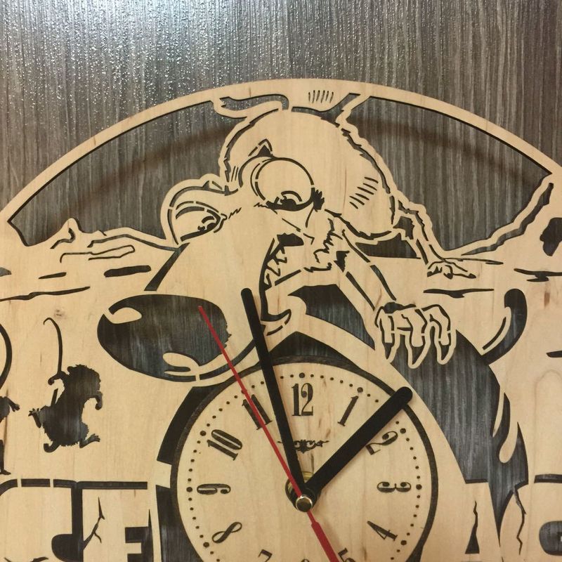 Часы деревянные детские «Ледниковый период 2»