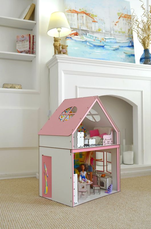 Загородный домик для Барби с мебелью