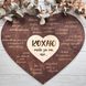 10 причин чому я тебе кохаю - романтичний дерев'яний пазл в подарунок для неї на день Закоханих чи річницю