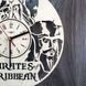 Часы круглые настенные из дерева "Пираты Карибского моря"