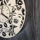 Оригінальний круглий безшумний настінний годинник "Мерілін Монро"