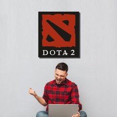 Картина из дерева на тему компьютерных игр «Dota 2»