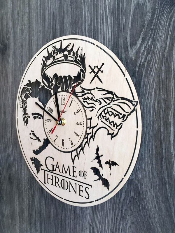Інтер`єрний настінний годинник «Гра престолів»