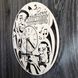 Годинник ручної роботи настінний дерев`яний «Луї Армстронг»