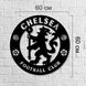 Настенная футбольная эмблема из дерева «Челси»