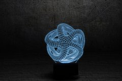 3Д светильник светодиодный «Иллюзия»