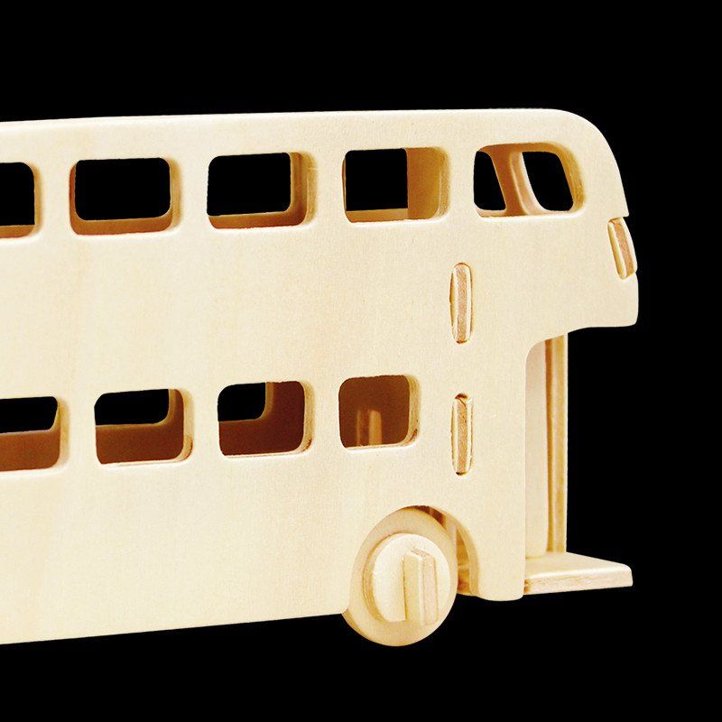 Деревянный конструктор Robotime Лондонский автобус 26 деталей