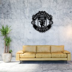 Настінна емблема з дерева ФК «Манчестер Юнайтед»