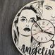 Настенные часы с Анджелиной Джоли