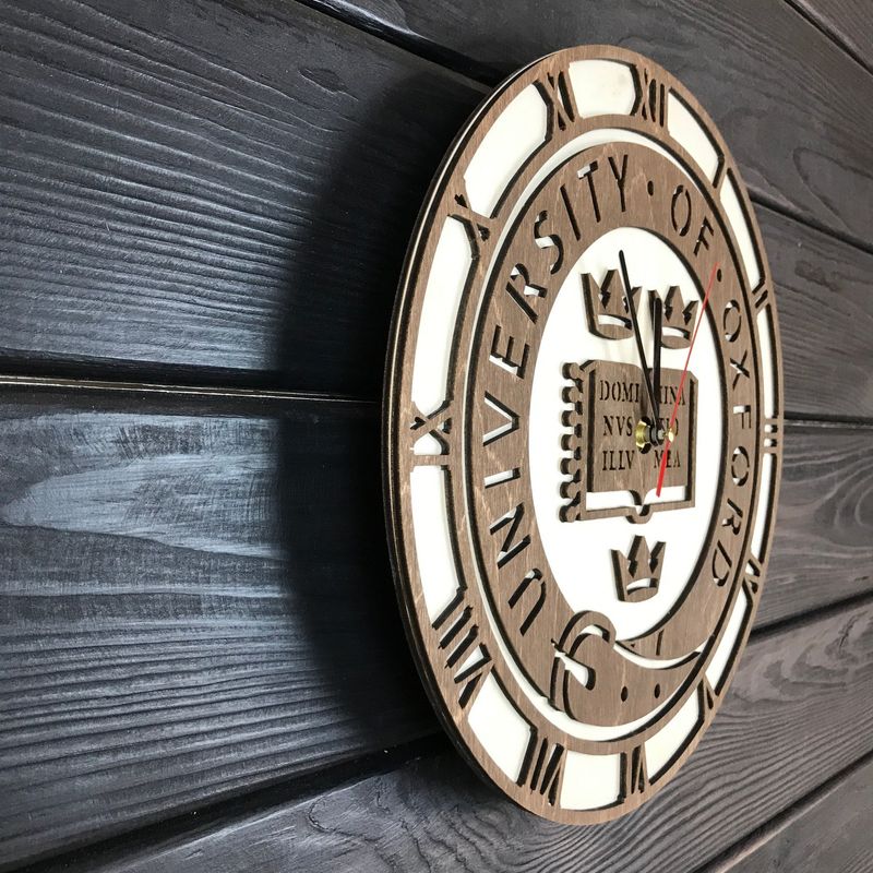 Декоративные деревянные часы на стену «Оксфорд»