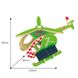 Конструктор из дерева Robotime Вертолет-A с красочным покрытием 13 деталей