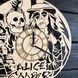 Концептуальные настенные часы в интерьер «Alice Cooper»