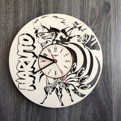 Деревянные настенные часы "Наруто"