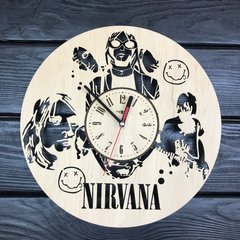 Дизайнерський настінний годинник з дерева «Nirvana»