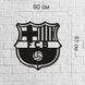 Деревянный герб футбольного клуба «Барселона»