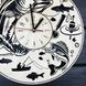 Дизайнерський круглий годинник «Рибалка»