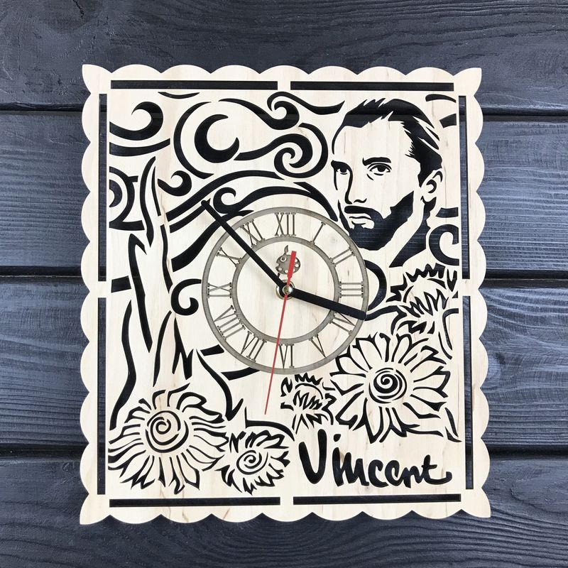 Тематические интерьерные настенные часы «Винсент Ван Гог»