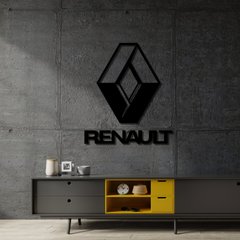 Настенный декоративный логотип из дерева Renault