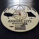Концептуальний настінний годинник «Канзас-Сіті, Міссурі»