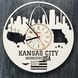 Концептуальные настенные часы «Канзас-Сити, Миссури»