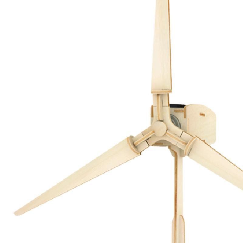 Конструктор деревянный Robotime Ветряная турбина 22 детали