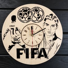 Годинник настінний з дерева «FIFA»
