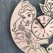 Оригінальний настінний годинник в дитячу "Красуня і чудовисько"