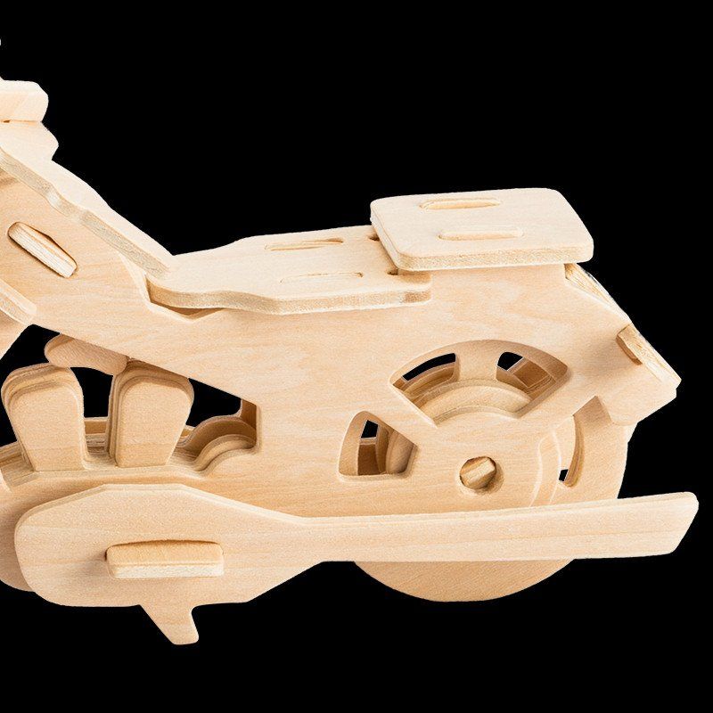 Конструктор деревянный Robotime Мотоцикл 34 детали