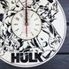 Концептуальний настінний годинник в інтер`єр "Халк"