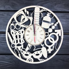 Годинник настінний дизайнерський 18+ «Для двох»