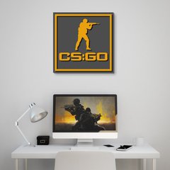 Настінний декор з дерева для любителів відеоігор «Counter-Strike»