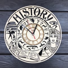 Тематичний декоративний годинник з дерева «Історія»