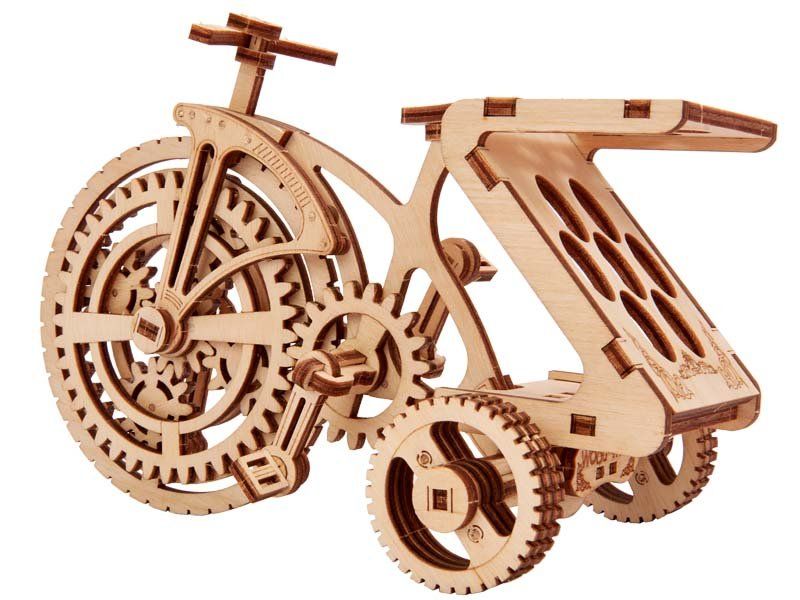 Деревянный 3D пазл «Велосипед» 89 деталей