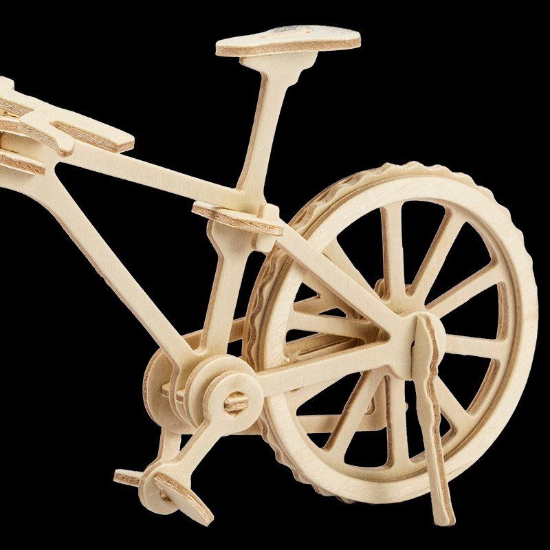 Конструктор деревянный Robotime Велосипед 23 детали