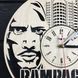 Круглий дизайнерський дерев`яний годинник «Rampage»
