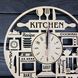 Оригинальные деревянные настенные часы на кухню