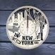 Інтер`єрний годинник на стіну "Нью-Йорк"