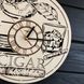 Тематичний інтер`єрний настінний годинник «Сигари»