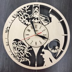 Часы настенные из натурального дерева «Batman style»