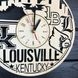 Круглые настенные часы из дерева «Луисвилл, Кентукки»